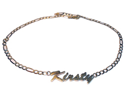 Small Low Karat Name Necklace